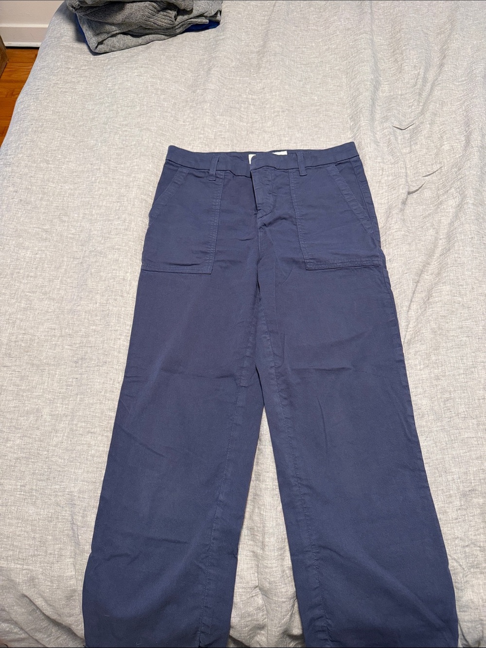 Frank & Eileen Navy Cargo Utility Pants